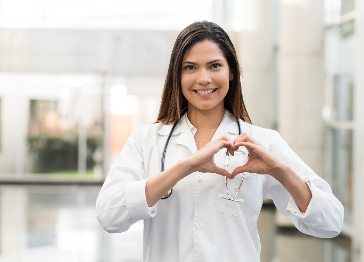 Cardiologist at the hospital